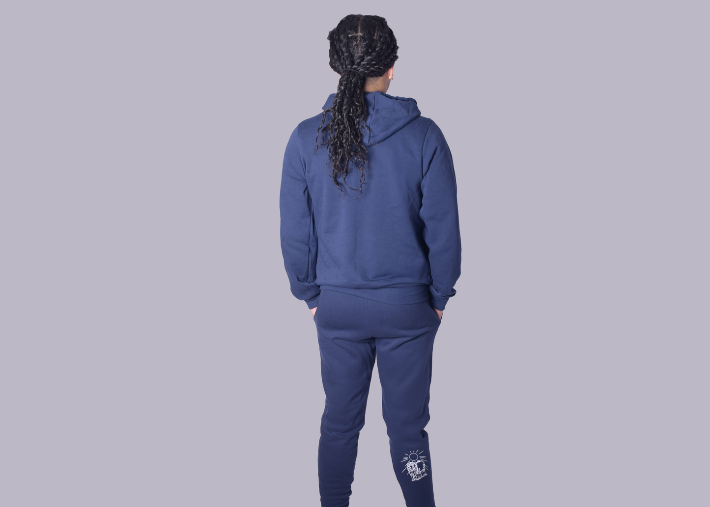 Navy Blue Sweatsuit