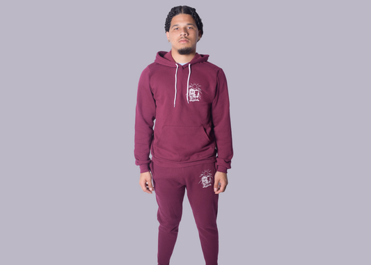 Maroon Sweatsuit